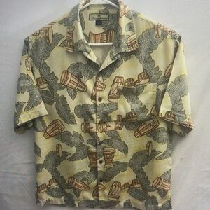 Tropical Print Men's Shirt